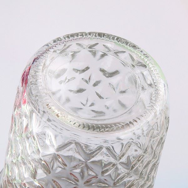120ml Glass Jar Diamond Shape Jar With Lid For Honey Packing