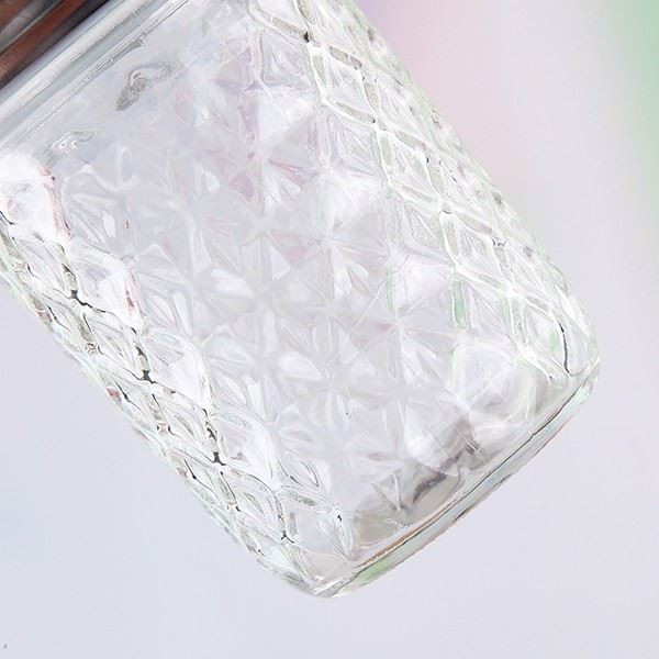 120ml Glass Jar Diamond Shape Jar With Lid For Honey Packing