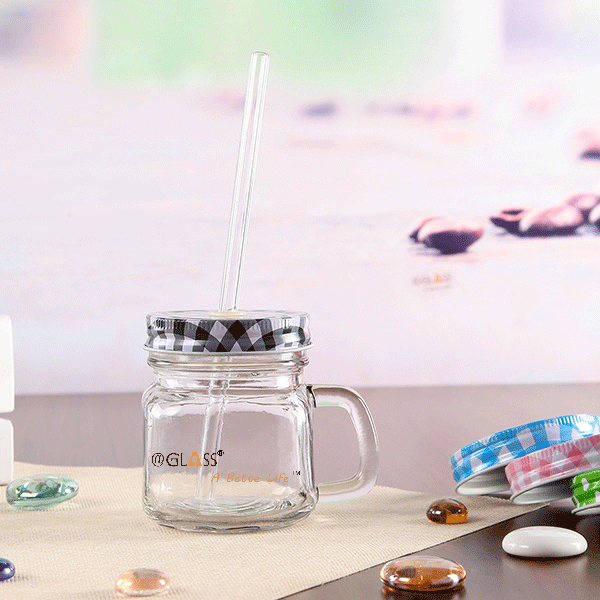 Square Glass Mason Jar